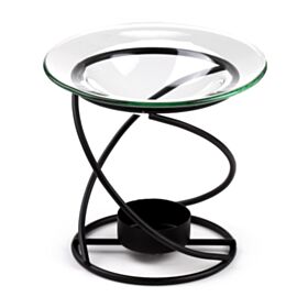 Eden Duftlampe Metallspirale mit Glasaufsatz