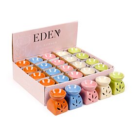 Ausgestantzte Blätter Duftlampe aus Keramik