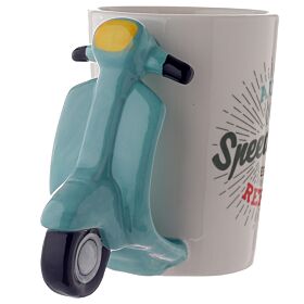 Speed King Scooter geformter Henkel Tasse  