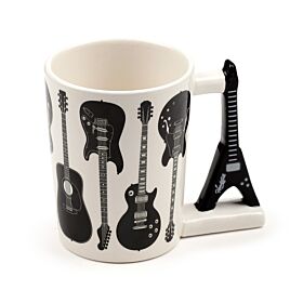 Headstock Rock Gitarre geformter Henkel Tasse Headstock Rock Gitarre geformter Henkel Tasse