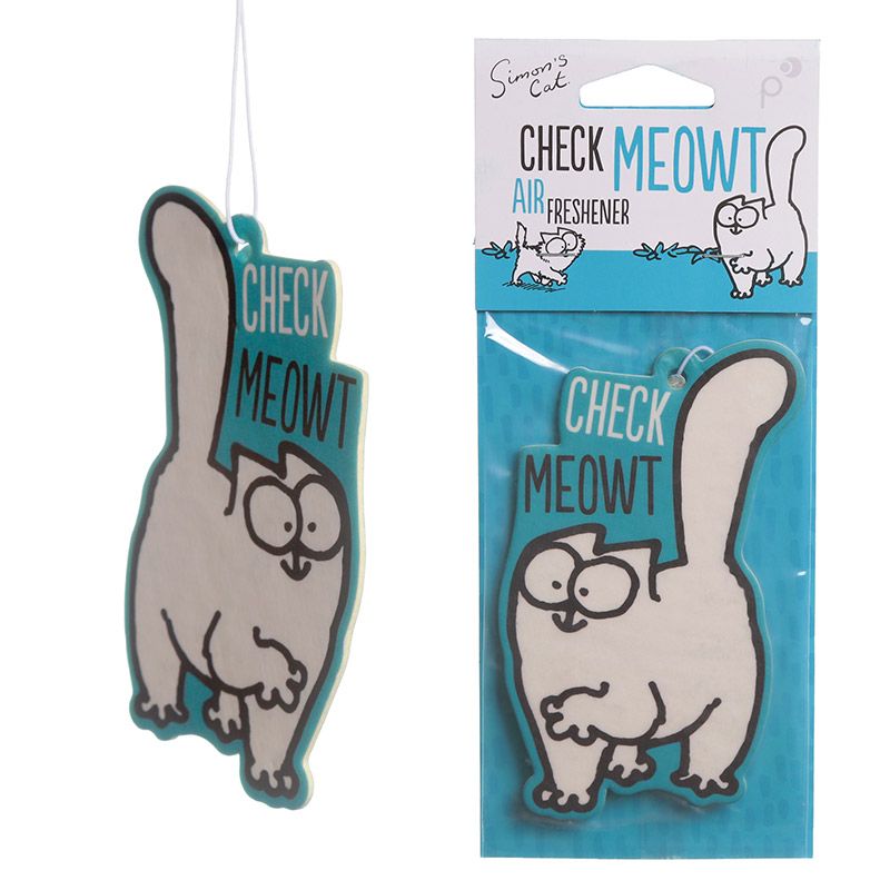 Simon's Cat Check Meowt Katze Auto-Lufterfrischer