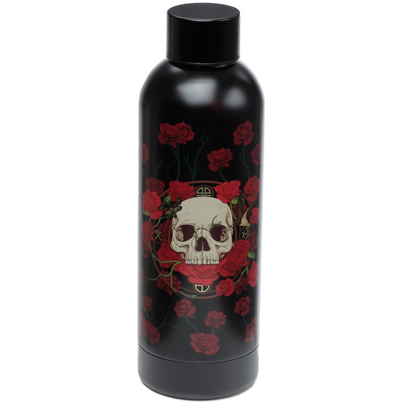 Skulls & Roses Totenköpfe Thermo Heiß & Kalt Trinkflasche 530ml