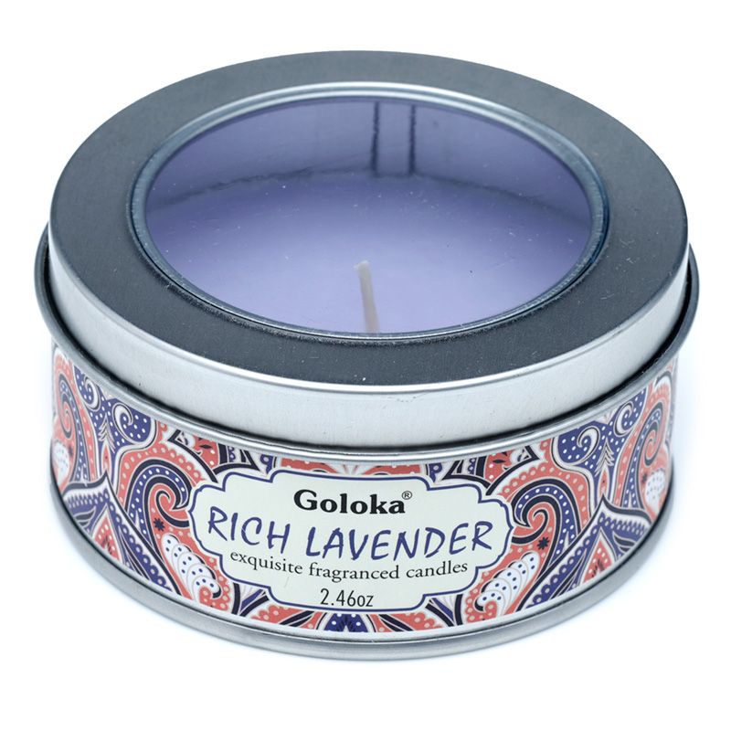 Goloka Lavendel Duftwachs Kerzendose