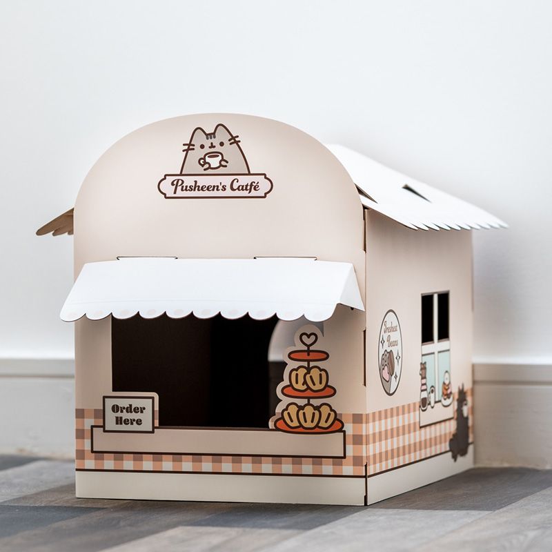 Pusheen Katzencafé Katzenspielhaus selber bauen