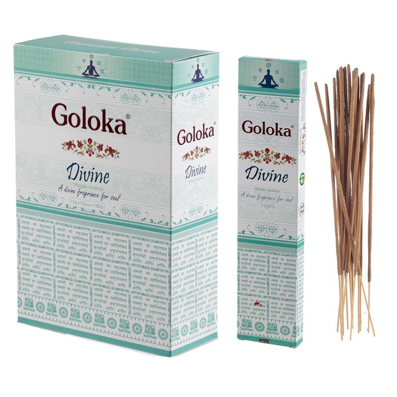 Neu und Ovp 180g Goloka Divine  Indische Räucherstäbchen 