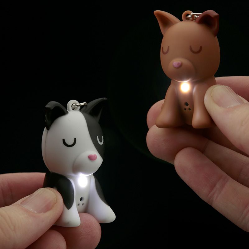 Dog Squad Hunde LED mit Ton Schlüsselanhänger