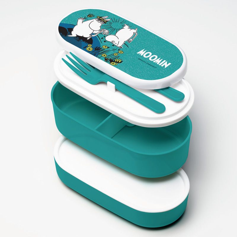 Mumin Bento Box Lunchbox mit Gabel & Löffel