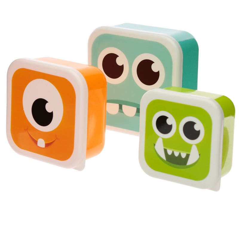 Monstarz Monster Lunchboxen Brotdosen 3er Set S/M/L