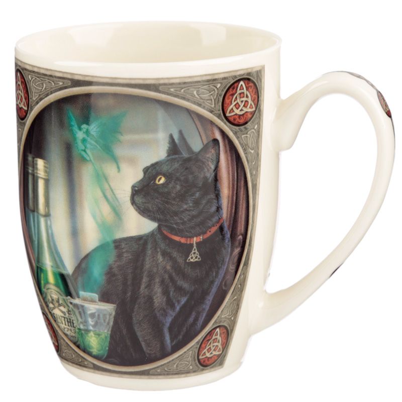 Lisa Parker Absinthe Katze Tasse aus Porzellan