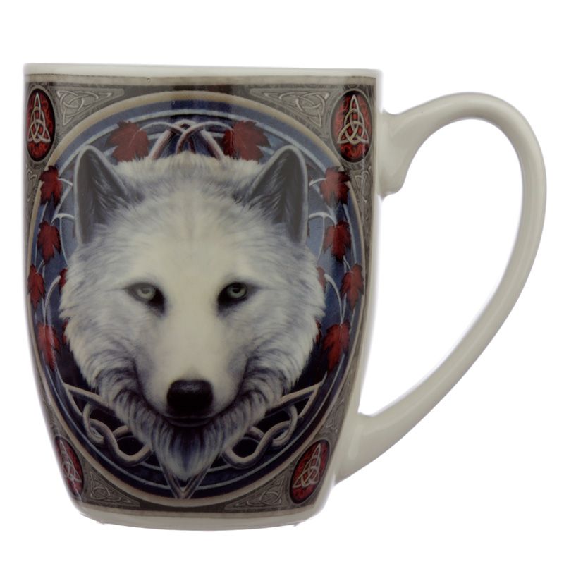 Lisa Parker Guardian of the Falls Wolf Tasse aus Porzellan