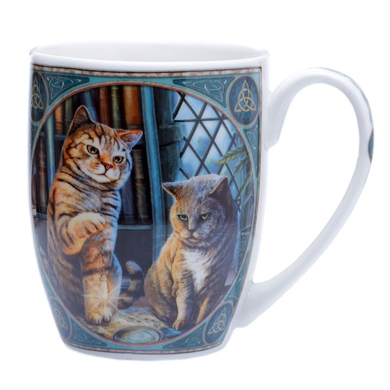 Lisa Parker Purrlock Holmes Katze Tasse aus Porzellan