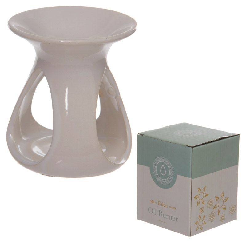 Weiße Tränen Keramik Duftlampe für Öl & Duftwachs