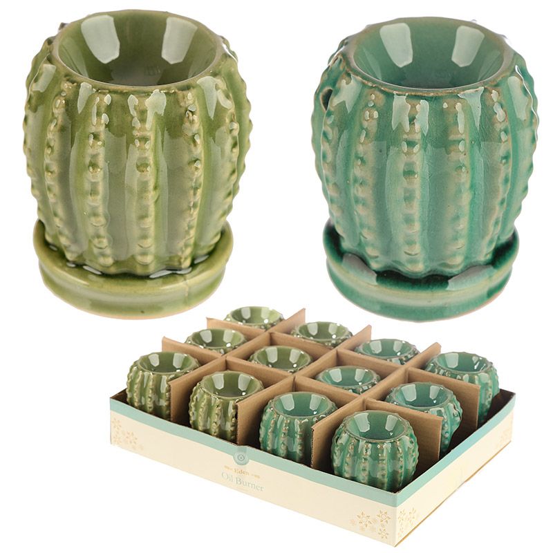 Eden Mini Kaktus Duftlampe aus Keramik