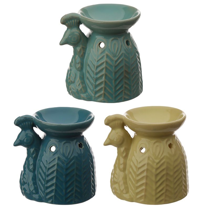 Eden Pfau Duftlampe aus Keramik