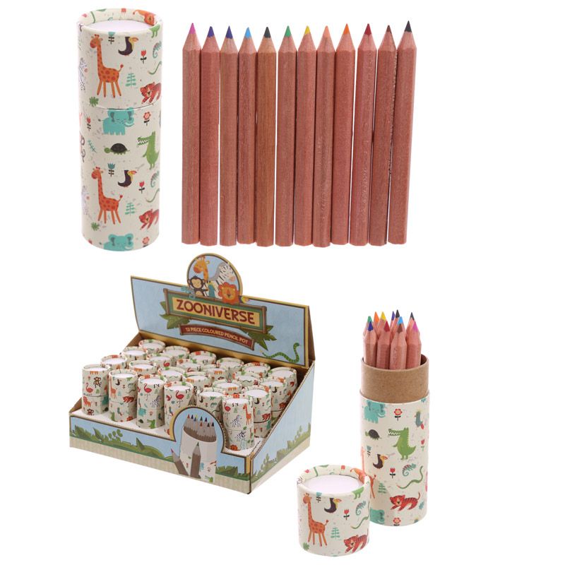 Zooniverse Bleistiftbehälter mit Buntstifte