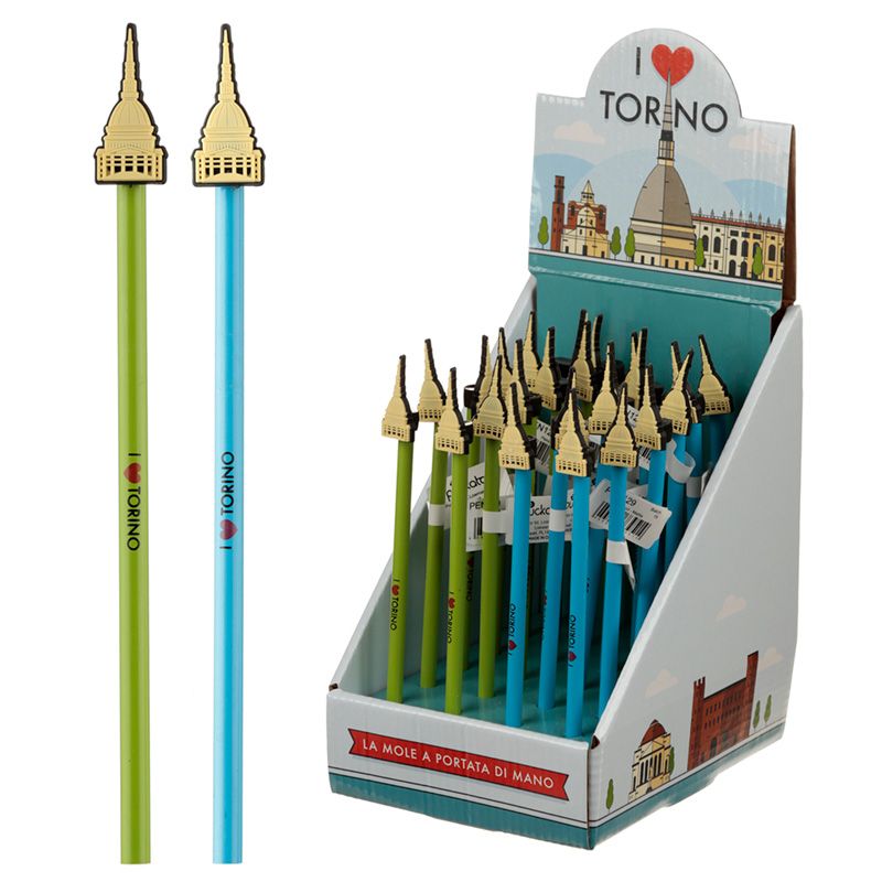 Torino Turin Bleistift mit Mole Topper