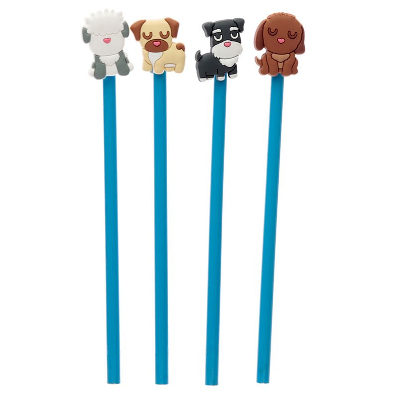 Dog Squad Hunde Bleistift mit PVC Topper