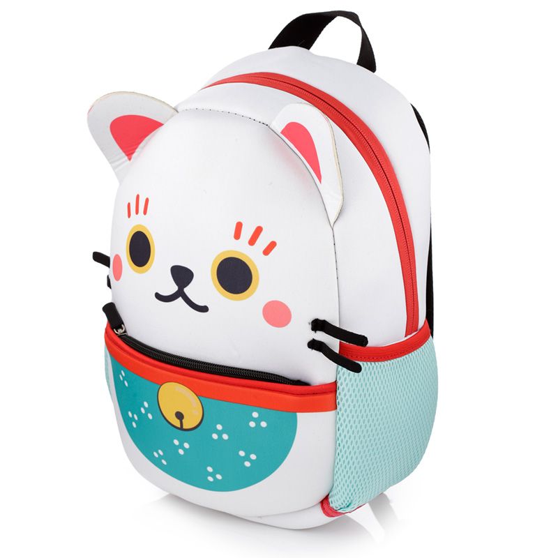 Maneki Neko Glückskatze Rucksack aus Neopren