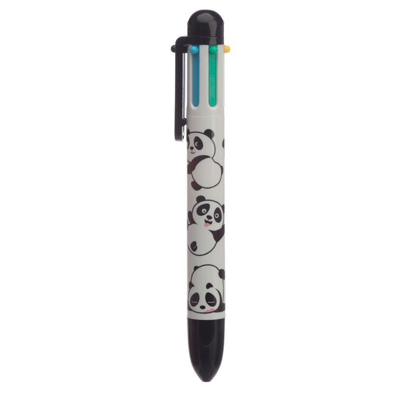 Panda mehrfarbiger Kugelschreiber (6 Farben)