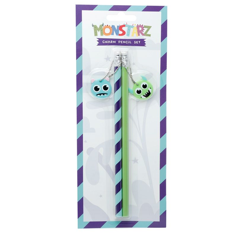 Monstarz Monster 2er-Set PVC-Charm-Bleistifte