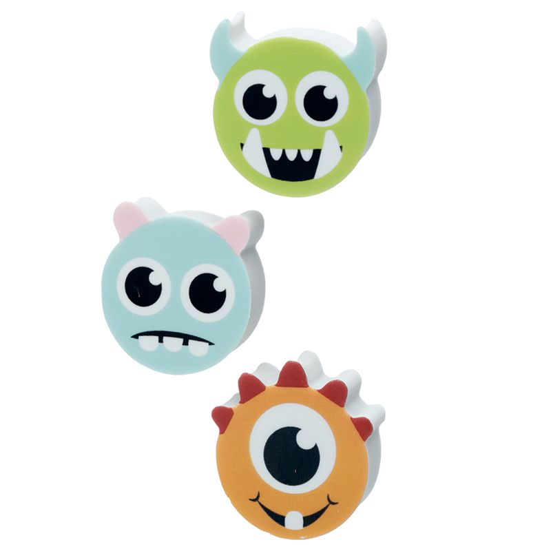 Monstarz Monster Radiergummis 3er Set