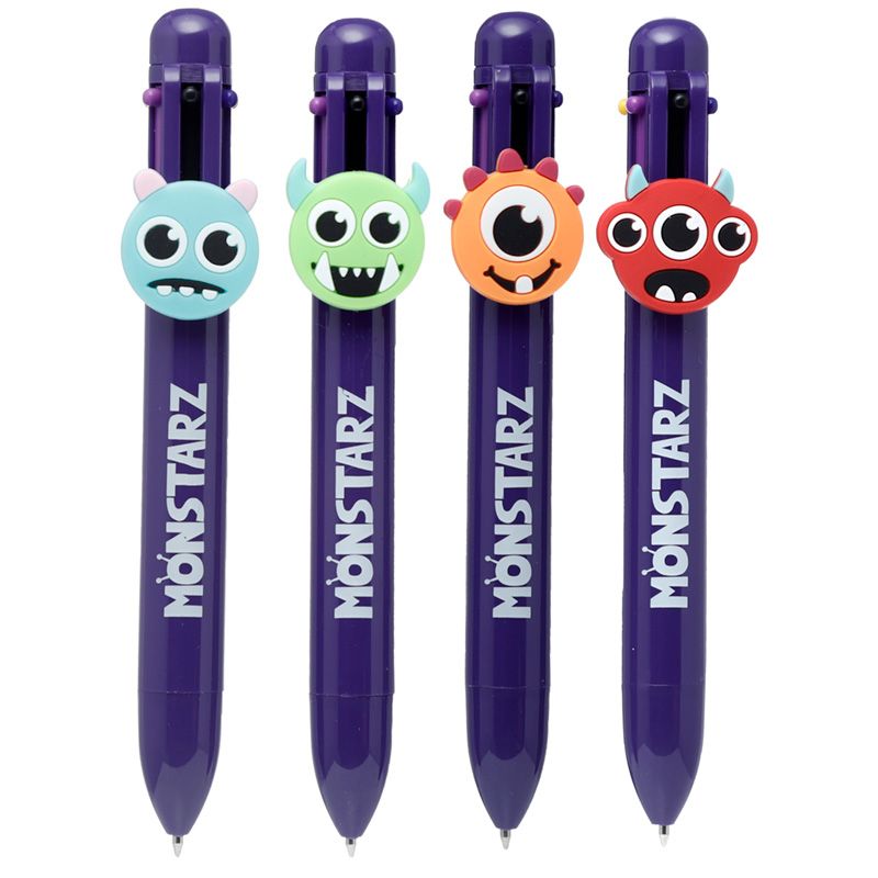 Monstarz Monster mehrfarbiger Kugelschreiber (6 Farben)