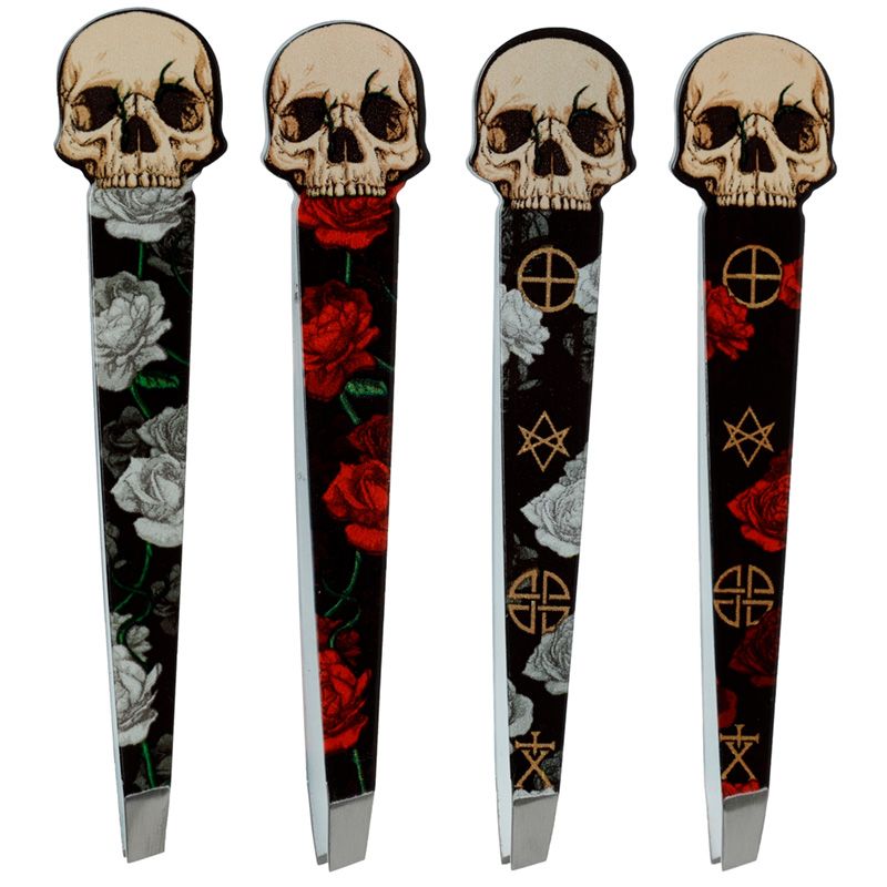 Skull & Roses Totenkopf geformte Pinzette