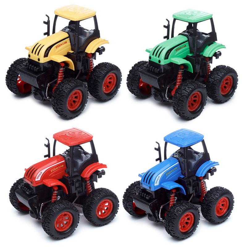 Traktor 4x4 rotierendes Stunt Monster LKW Spielzeug 