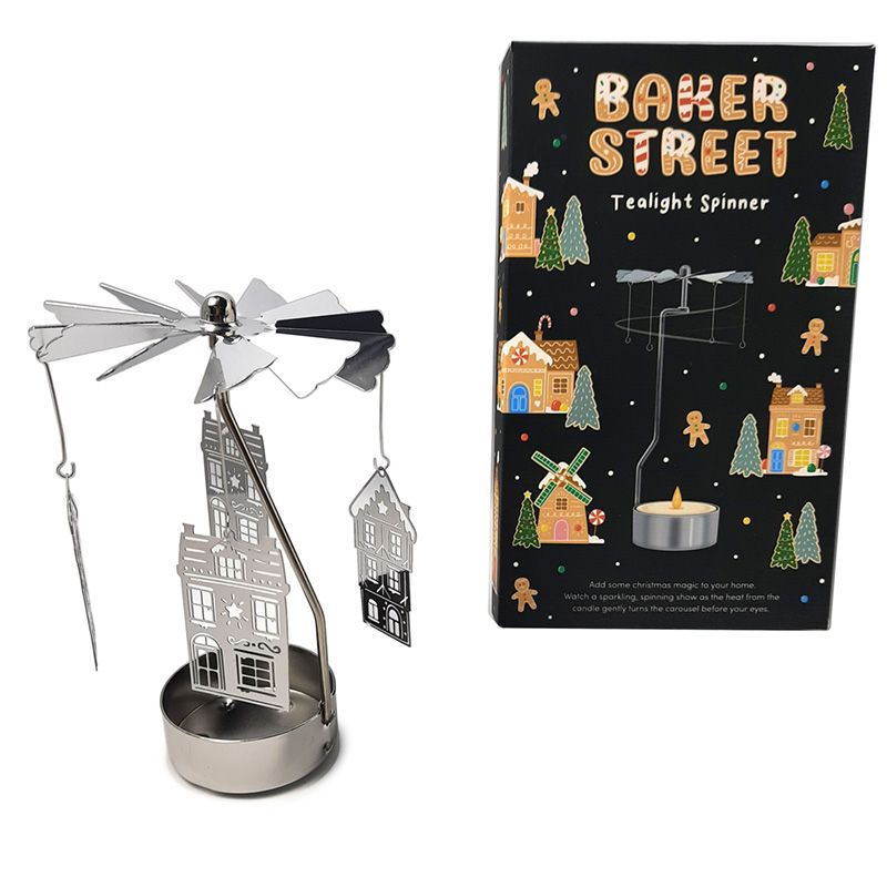 Weihnachten Baker Street Teelichtkarussell