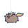 Pusheen the Cat Katze Pusheenicorn Erdbeer Cupcake Auto-Lufterfrischer