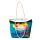 Vacation Vibes Einhorn Canvas-Strandtasche
