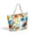 Bunte Palmen Strandtasche & Mini-Reißverschlussbeutel