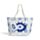 Ovaler Böser Blick Strandtasche & Mini-Reißverschlussbeutel