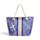 Blaues Mandala Strandtasche & Mini-Reißverschlussbeutel
