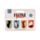 Feline Fine Katzen (Neu) Magnetische Lesezeichen Set