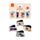 Nectar Meadows Biene Magnetische Lesezeichen Set