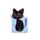 Lucky the Black Cat Schwarze Katze Magnetische Lesezeichen Set