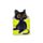 Lucky the Black Cat Schwarze Katze Magnetische Lesezeichen Set
