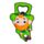 Glück der Iren Leprechaun Kobold PVC-Flaschenöffner