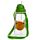Adoramals Dinosaurier Wasserflasche mit Flip-Strohhalm 450ml