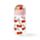Foodiemals Cherry Kirsche bruchsichere Wasserflasche 350ml mit Figur im Deckel
