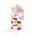 Foodiemals Cherry Kirsche bruchsichere Wasserflasche 350ml mit Figur im Deckel