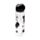 Lucky the Black Cat Schwarze Katze Pop-Top bruchsichere Wasserflasche 600ml