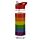 Somewhere Rainbow Regenbogen Wasserflasche mit Strohhalm 550ml