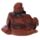 Glücksbuddha Holzeffekt Mini 