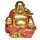 Chinesischer Buddha Lachend Glitzer Dekoration 8cm