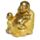 Chinesischer Buddha Lachend Glitzer Dekoration 8cm