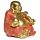 Chinesischer Buddha Lachend Glitzer Dekoration 8cm
