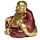 Chinesischer Buddha Lachend Glitzer Dekoration 8cm