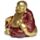 Chinesischer Buddha Lachend Glitzer Dekoration 8cm